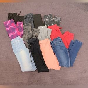 Girls pants bundle